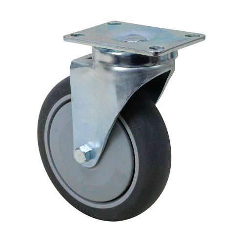 5" x 1-1/4" Swivel Plate Caster Jarvis 5-30P-213GD-2 [700742]
