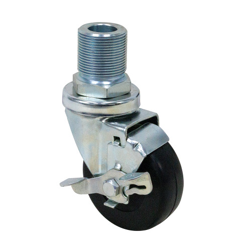3-1/2" x 1-1/4" Swivel Threaded Stem Caster Jarvis 3-1/2-38-106 BRK PA [700735]