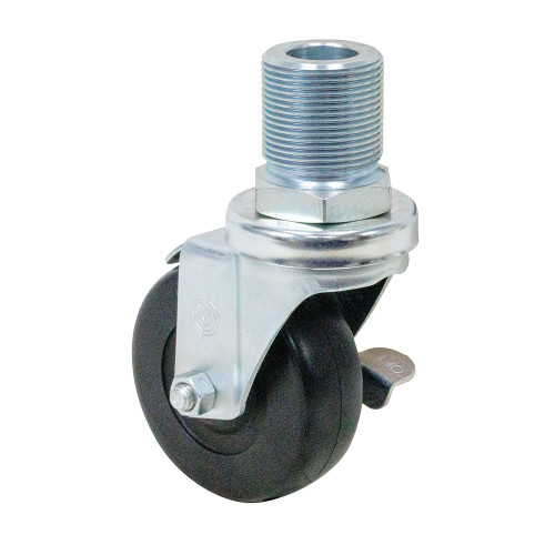 3-1/2" x 1-1/4" Swivel Threaded Stem Caster Jarvis 3-1/2-38-106 BRK PA [700735]