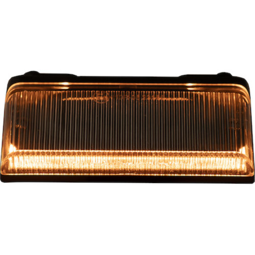 12-24 Volt DC 3.5" Amber/Clear 23 LED Backup/Flood Light w/ Amber Strobe Buyers Products 1492247 [501647]
