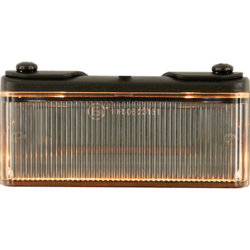 12-24 Volt DC 3.5" Amber/Clear 23 LED Backup/Flood Light w/ Amber Strobe Buyers Products 1492247 [501647]
