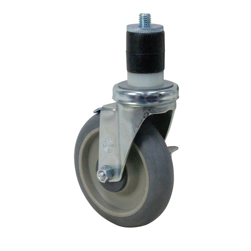 5" x 1-1/4" Swivel Expanding Adapter Stem Caster Jarvis  5-35-213P PA BRK GS 19A [700752]