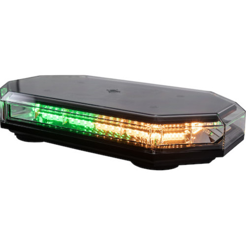 12-24 Volt 15" 34 Amber 34 Green LED 10 Pattern Light Bar Buyers Products 8891069 [501652]