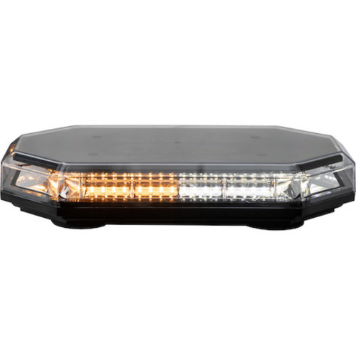 12-24 Volt 15" 34 Amber 34 Clear LED 10 Pattern Light Bar Buyers Products 8891062 [501653]