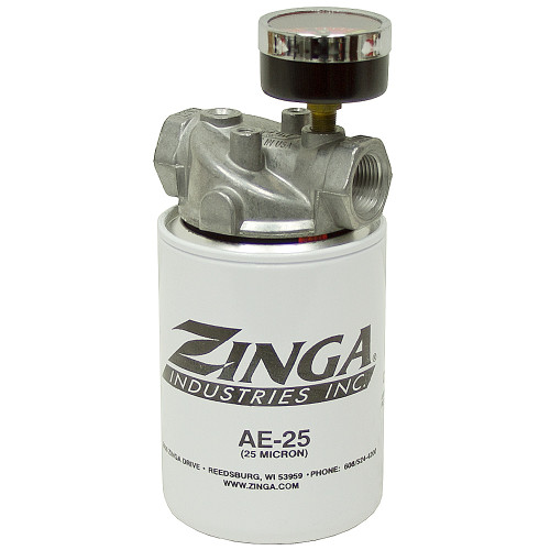 3/4" NPT 9 GPM Suction Filter w/Gauge Zinga FA1112-25 [900163]