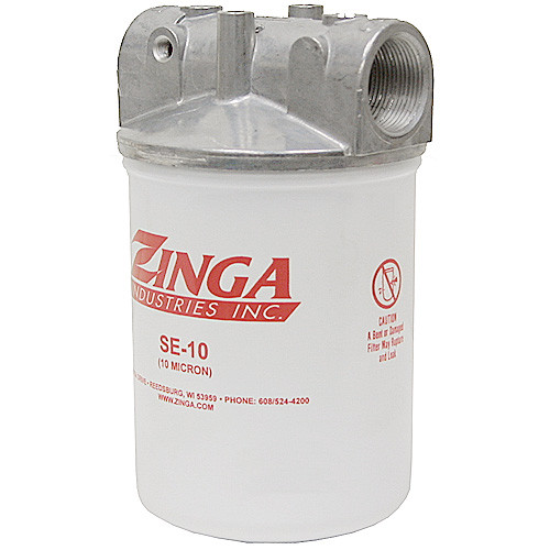 1-1/4" NPT 70 GPM Zinga Return Filter Zinga SE-10 [900703]