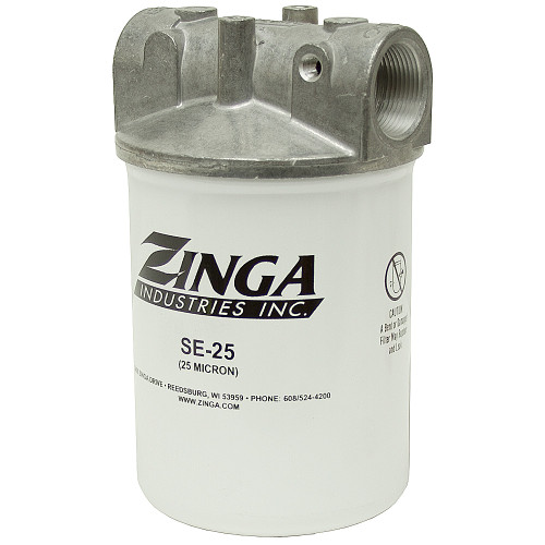 1-1/4" NPT 25 GPM Zinga Suction Filter Zinga SE-25 [900704]