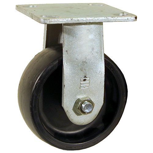 5" x 2" Rigid Plate Faultless Caster [700126]