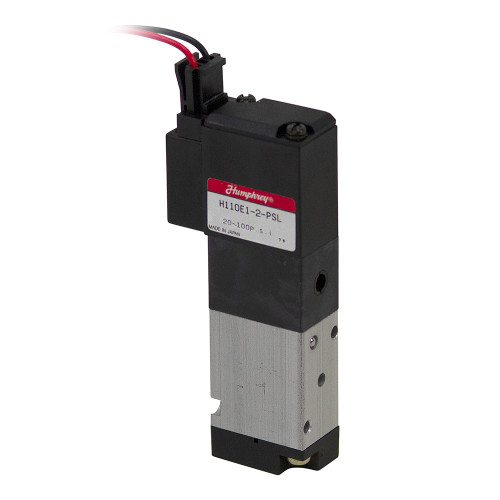 24 Volt DC Normally Closed (NC) Humphrey Solenoid Air Valve H110E1-2-PSL [400218]