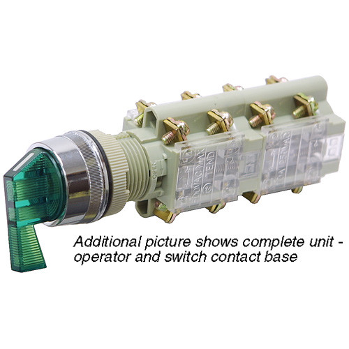 3 Position Maintain Red Lever Rotary Switch Operator [500406]