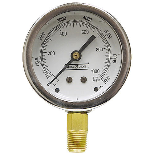 1000 PSI 2.5 LM Dry Gauge V2351YLK4 [200361]
