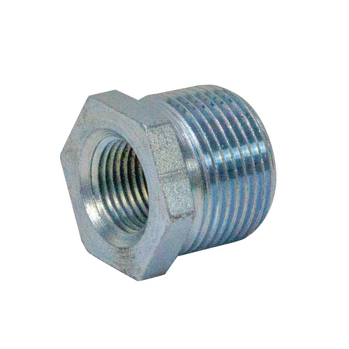 3/4" NPT Male x 3/8" NPT Female Straight 5406-12-06 Adapter - Economy Bushing No Chamfer [9-5406-E-12-6]