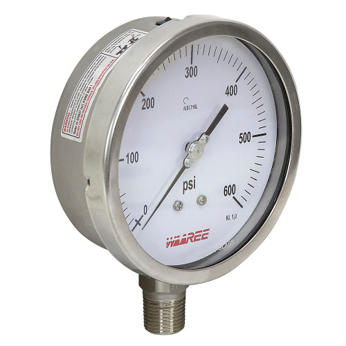 600 PSI 5" Pressure Gauge [200569]