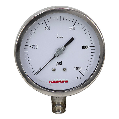 1000 PSI 5" Pressure Gauge [200572]