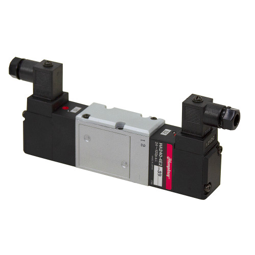 12 Volt DC 4-Way 2-Pos Humphrey Solenoid Air Valve HA240-4E2-39 [400377]