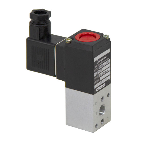 24 Volt DC 4-Way 2-Pos Humphrey Solenoid Air Valve H050-4E1-01-39 [400380]