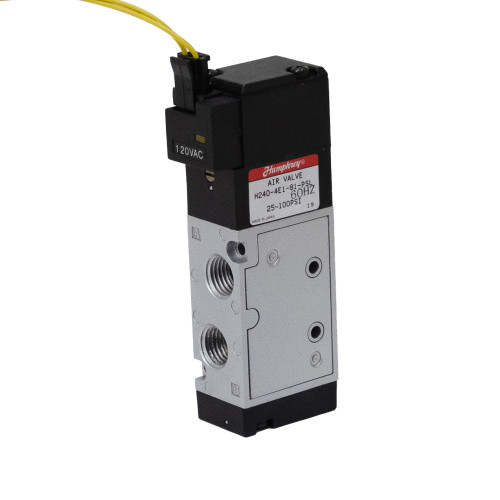 120 Volt AC 4-Way 2-Pos Humphrey Solenoid Air Valve H240-4E1-21-81-PSL [400636]