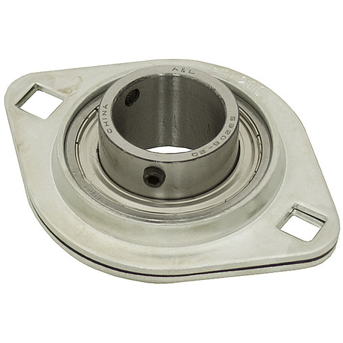 1-1/4" 2 Bolt Stamped Steel Flange Bearing SBSFL206-20 [601035]