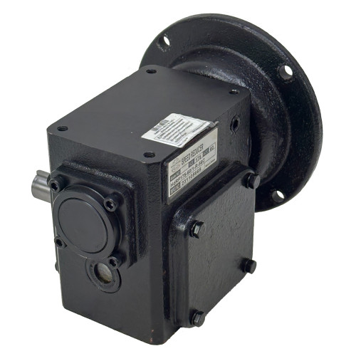 60:1 Right Angle Cast Iron Worm Gear Reducer 0.38 HP 56C Right Output Worldwide HDRF-175-60-R-56 [BB13-175-60-R-56C]