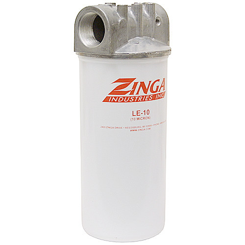 1-1/2" NPT 80 GPM Return Line Filter Zinga LE-10