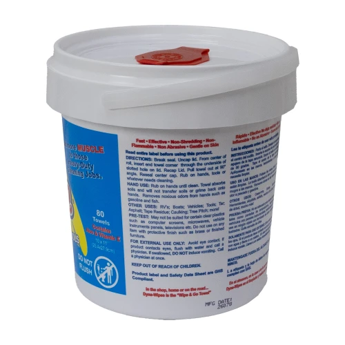 Dyna-Wipes Muscle Hand Wiped (80 count) Verax Chemical Company 463