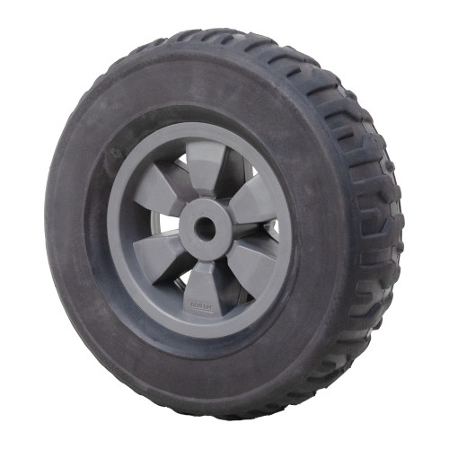 10" x 3" Semi-Pneumatic Tire on Grey Plastic Wheel Generac
