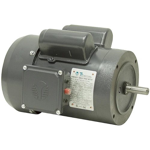 1/2 HP 1725 RPM 115/208-230 Volt AC Farm Duty Motor Techtop RD1-RS-TF-56C-4-B-C-.5-CC-RND
