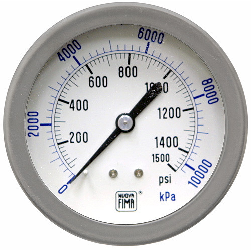 1500 PSI 2.5" SS Flange Dry Gauge [200303]