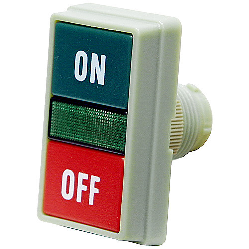 3 Position Momentary Push Button Switch Operator Green Indicator Light [500407]