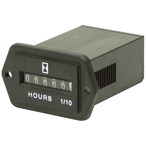 12 Volt DC Hour Meter Rectangular 10002 [500385]