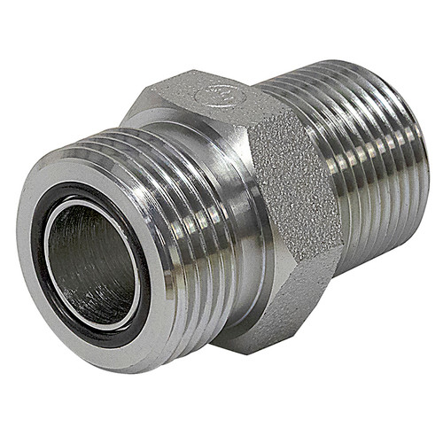 ORFS 4 Male x 1/4" NPT Male Straight FF2404-04-04 Adapter [901664]