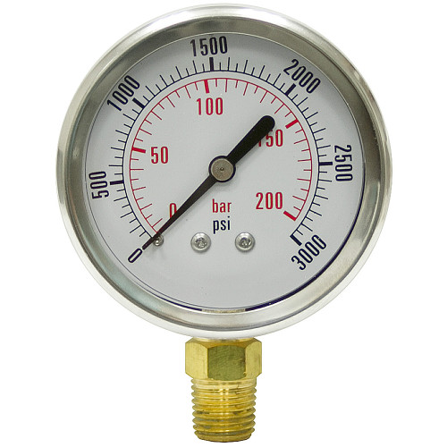 3000 PSI 2.5" LF LM Gauge Dynamic CF1P-210-A [200127]