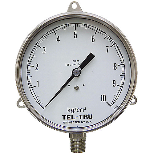 10 kg/cm&#178; 6 SS Flange Panel Dry Gauge [200342]