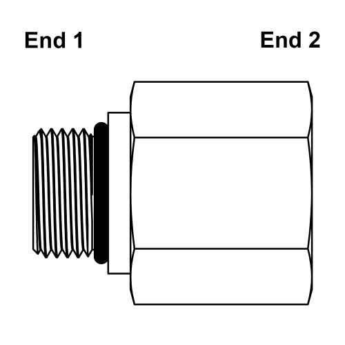 SAE 20 Male x 1-1/4" NPT Female Straight 6405-20-20 Adapter [900227]