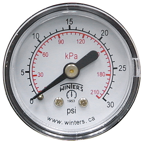 30 PSI 1.5 CB Dry Gauge Winters 415230 [200455]