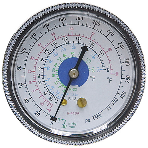 30-0-500 PSI 2.5 PM Dry Refrigerant Gauge [200462]