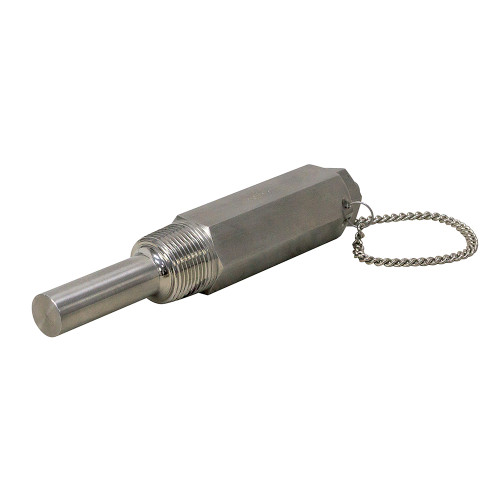 Stainless Steel Thermowell 7" Stem Length 2-1/2" Insertion Depth  for 1/4" Diameter Probes [200467]