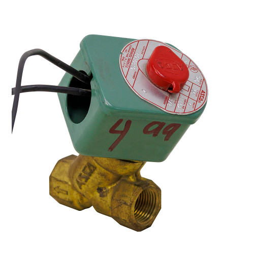 120 Volt AC Normally Closed 3/8" NPT Solenoid Valve Asco 8030B10 [400248]