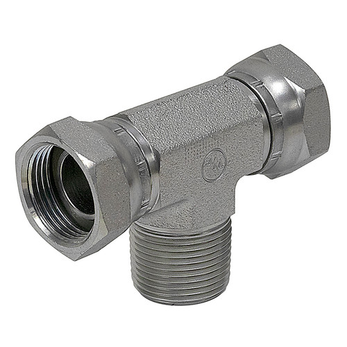3/4" NPT Male x 3/4" NPT Female Swivel x 3/4" NPT Female Swivel Tee 1601-12-12-12 Adapter [900192]
