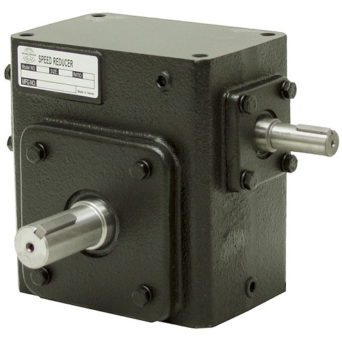 40:1 Right Angle Cast Iron Worm  Gear Reducer 1.85 HP Left Output Worldwide HDRS-262-40-L [602003]