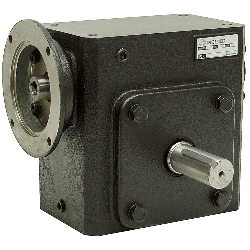 50:1 Right Angle Cast Iron Worm Gear Reducer 2.49 HP 56C Right Output Worldwide HDRF-325-50-R-56C [602180]