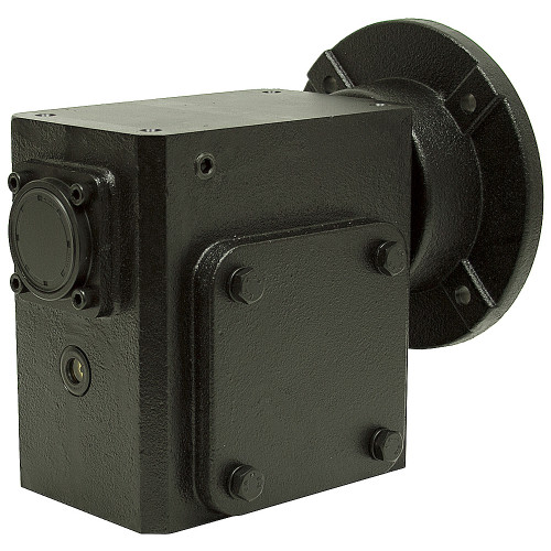 20:1 Right Angle Cast Iron Worm Gear Reducer 4.74 HP 182TC Right Output Worldwide HDRF-325-20-R-182TC [602160]