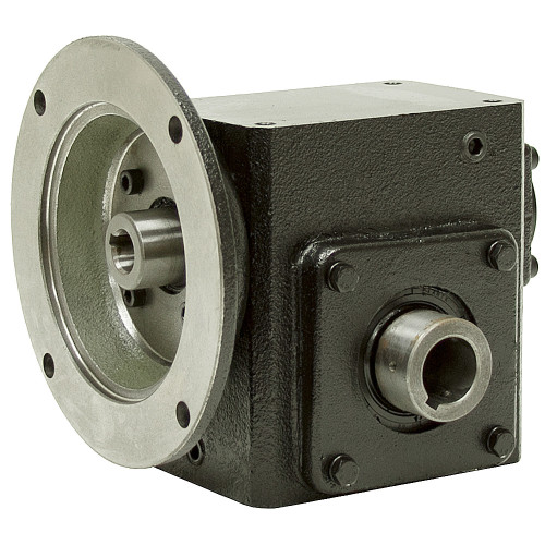 10:1 Right Angle Cast Iron Worm Gear Reducer 1.57 HP 56C Hollow Output Worldwide HDRF-175-10-H-56C [601986]
