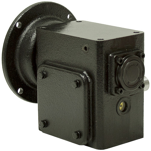 20:1 Right Angle Cast Iron Worm Gear Reducer 2.06 HP 56C Left Output Worldwide HDRF-237-20-L-56C [602085]