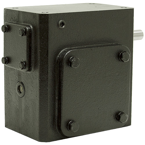 10:1 Right Angle Cast Iron Worm  Gear Reducer 7.19 HP Right Output Worldwide HDRS-325-10-R [602026]