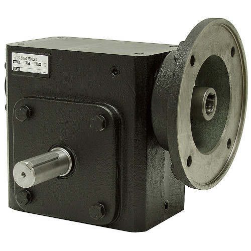 5:1 Right Angle Cast Iron Worm Gear Reducer 5.24 HP 182TC Left Output Worldwide HDRF-262-5-L-182TC [602105]