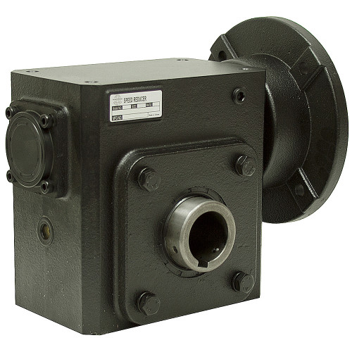 20:1 Right Angle Cast Iron Worm Gear Reducer 4.74 HP 182TC Hollow Output Worldwide HDRF-325-20-H-182TC [602162]