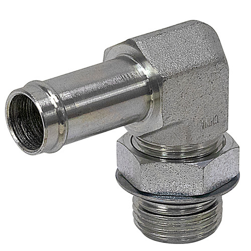 Gates 4604-08-08 Hydraulic Fitting – 1/2 Inch Hose Barb X 1/2 Inch Male O-Ring Boss