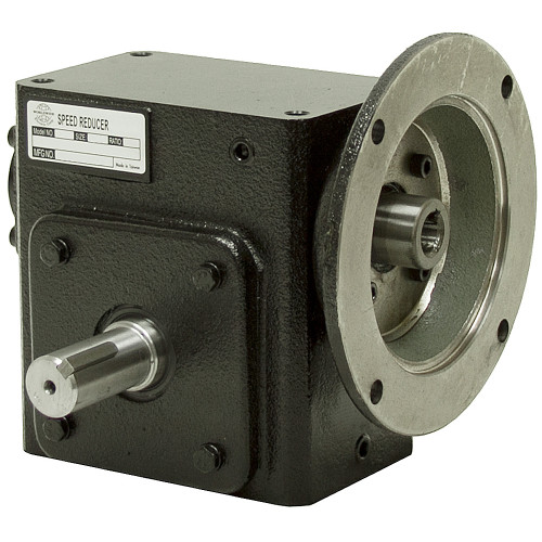 15:1 Right Angle Cast Iron Worm Gear Reducer 2.09 HP 56C Left Output Worldwide HDRF-206-15-L-56C [602048]