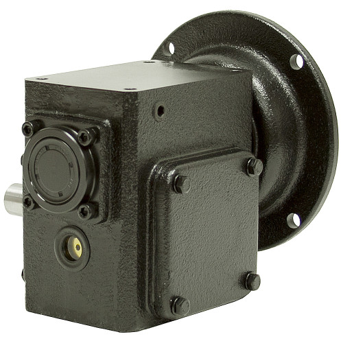 5:1 Right Angle Cast Iron Worm Gear Reducer 1.15 HP 56C Right Output Worldwide HDRF-133-5-R-56C [601890]
